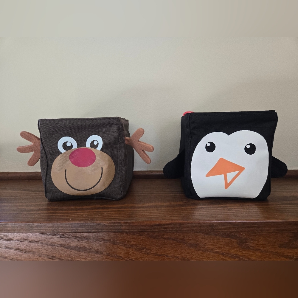 Littles Carry All Caddies - penguin and reindeer